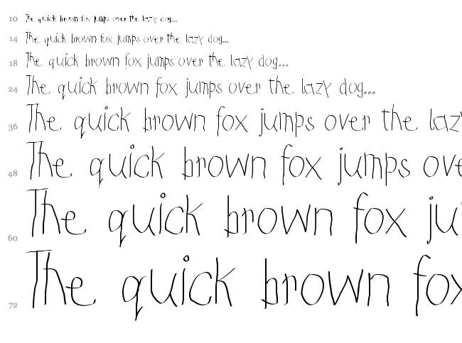 Kids First Print Font font waterfall