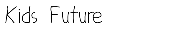 Kids Future font