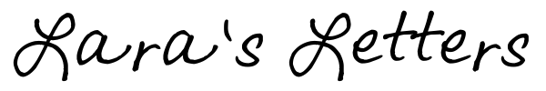 Lara's Letters font