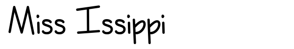 Miss Issippi font
