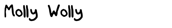Molly Wolly font