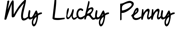 My Lucky Penny font preview