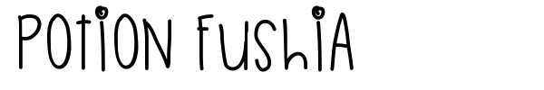 Potion Fushia font
