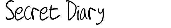 Secret Diary font