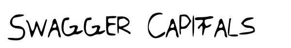 Swagger Capitals font