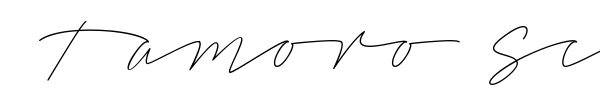 Tamoro Script font