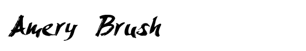 Amery Brush font