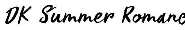 DK Summer Romance font