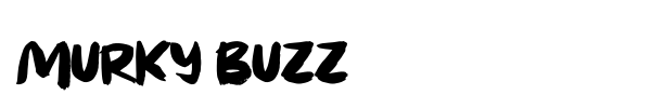 Murky Buzz font