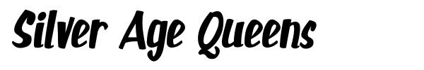 Silver Age Queens font