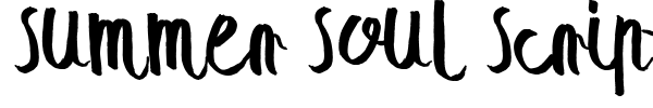 Summer Soul Script font
