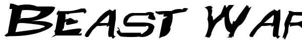 Beast Wars font