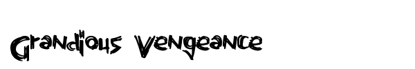Grandious Vengeance font