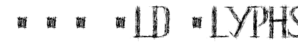 HKH Old Glyphs font