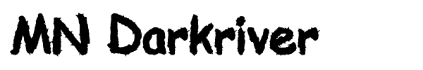 MN Darkriver font