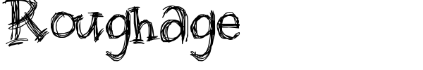 Roughage font