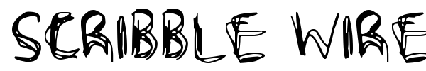 Scribble Wire font