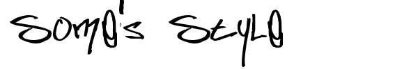 Some's Style font