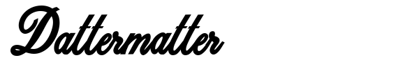 Dattermatter font