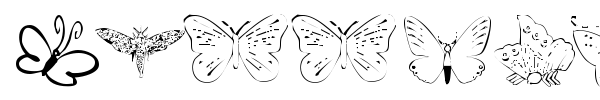 Butterfly Heaven font preview