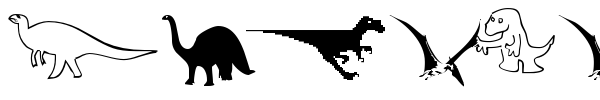 DinosoType font