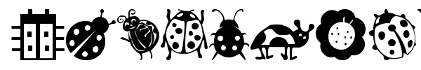 Ladybug Dings font