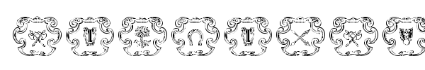 Armorial font preview