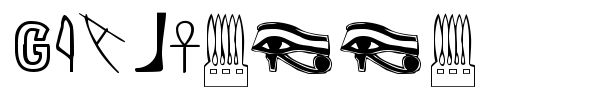 Gyptienne font