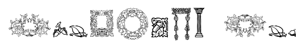 Mortised Ornaments Free Two font