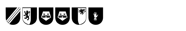 Wappen font preview