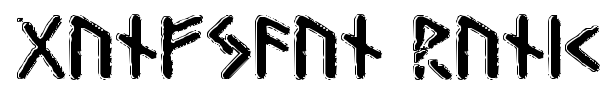 Gunfjaun Runic font