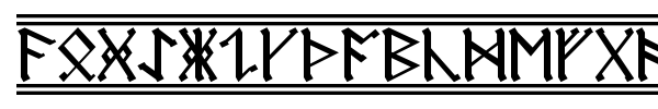 Germanic + Dwarf + AngloSaxon font preview