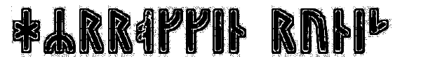 Hyrrokkin Runic font preview