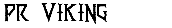 PR Viking font