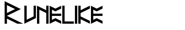 Runelike font