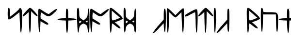 Standard Celtic Rune font