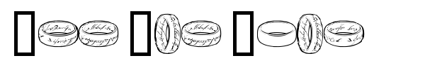The One Ring font