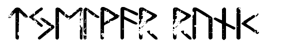 Tjelvar Runic font