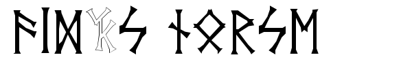 Vid's Norse font