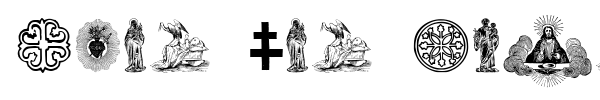 Laus Sus Cris font preview