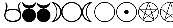 Woolbats font preview