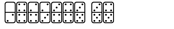 Dominos ST font