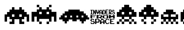 Invaders from Space font