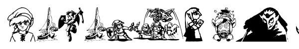 Legend Of Zelda TriFont font