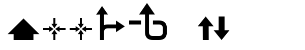 Arrow 7 font