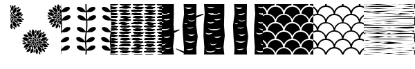 Peoni Patterns font