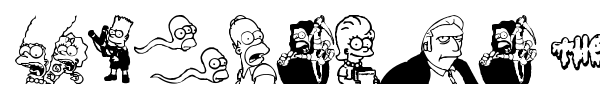 Simpsons Treehouse of Horror font