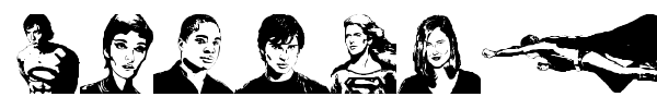 Superman Last Son of Krypton font preview