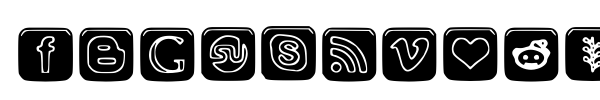 Social Font Icons font