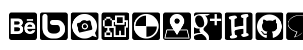 Social Icons - Pro Set font
